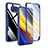 Carcasa Bumper Funda Silicona Transparente 360 Grados MJ1 para Xiaomi Poco X3 Azul