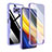 Carcasa Bumper Funda Silicona Transparente 360 Grados MJ1 para Xiaomi Poco X3 NFC Morado