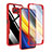 Carcasa Bumper Funda Silicona Transparente 360 Grados MJ1 para Xiaomi Poco X3 NFC Rojo