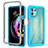 Carcasa Bumper Funda Silicona Transparente 360 Grados para Motorola Moto Edge 20 Lite 5G Cian