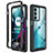 Carcasa Bumper Funda Silicona Transparente 360 Grados para Motorola Moto G200 5G Negro