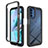 Carcasa Bumper Funda Silicona Transparente 360 Grados para Motorola Moto G31 Negro