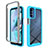 Carcasa Bumper Funda Silicona Transparente 360 Grados para Motorola Moto G41 Cian