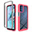Carcasa Bumper Funda Silicona Transparente 360 Grados para Motorola Moto G41 Rosa Roja