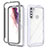 Carcasa Bumper Funda Silicona Transparente 360 Grados para Motorola Moto One Fusion Plus Blanco