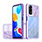 Carcasa Bumper Funda Silicona Transparente 360 Grados QW1 para Xiaomi Redmi Note 11 4G (2022) Morado