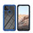 Carcasa Bumper Funda Silicona Transparente 360 Grados YB1 para Google Pixel 5a 5G Azul