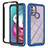 Carcasa Bumper Funda Silicona Transparente 360 Grados YB2 para Motorola Moto G20 Azul