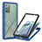Carcasa Bumper Funda Silicona Transparente 360 Grados YB2 para Samsung Galaxy Note 20 5G Azul