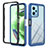 Carcasa Bumper Funda Silicona Transparente 360 Grados YB2 para Xiaomi Poco X5 5G Azul