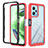 Carcasa Bumper Funda Silicona Transparente 360 Grados YB2 para Xiaomi Poco X5 5G Rojo