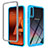 Carcasa Bumper Funda Silicona Transparente 360 Grados ZJ1 para Samsung Galaxy A70 Azul Cielo