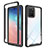 Carcasa Bumper Funda Silicona Transparente 360 Grados ZJ1 para Samsung Galaxy A91 Negro
