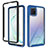 Carcasa Bumper Funda Silicona Transparente 360 Grados ZJ1 para Samsung Galaxy Note 10 Lite Azul