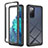 Carcasa Bumper Funda Silicona Transparente 360 Grados ZJ1 para Samsung Galaxy S20 Lite 5G Negro