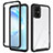 Carcasa Bumper Funda Silicona Transparente 360 Grados ZJ1 para Samsung Galaxy S20 Plus 5G Negro