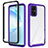 Carcasa Bumper Funda Silicona Transparente 360 Grados ZJ1 para Samsung Galaxy S20 Plus 5G Purpura Claro