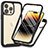 Carcasa Bumper Funda Silicona Transparente 360 Grados ZJ3 para Apple iPhone 13 Pro Max Negro