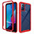 Carcasa Bumper Funda Silicona Transparente 360 Grados ZJ3 para Motorola Moto G Power (2022) Rojo