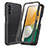 Carcasa Bumper Funda Silicona Transparente 360 Grados ZJ3 para Samsung Galaxy A13 5G Negro
