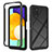 Carcasa Bumper Funda Silicona Transparente 360 Grados ZJ3 para Samsung Galaxy A22 5G Negro