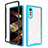 Carcasa Bumper Funda Silicona Transparente 360 Grados ZJ4 para LG Velvet 5G Azul Cielo