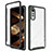 Carcasa Bumper Funda Silicona Transparente 360 Grados ZJ4 para LG Velvet 5G Negro