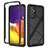 Carcasa Bumper Funda Silicona Transparente 360 Grados ZJ4 para Samsung Galaxy Quantum2 5G Negro