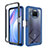 Carcasa Bumper Funda Silicona Transparente 360 Grados ZJ4 para Xiaomi Mi 10T Lite 5G Azul