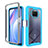 Carcasa Bumper Funda Silicona Transparente 360 Grados ZJ4 para Xiaomi Mi 10T Lite 5G Azul Cielo