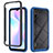 Carcasa Bumper Funda Silicona Transparente 360 Grados ZJ4 para Xiaomi Redmi 9AT Azul