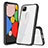 Carcasa Bumper Funda Silicona Transparente 360 Grados ZJ5 para Google Pixel 4a Negro
