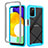 Carcasa Bumper Funda Silicona Transparente 360 Grados ZJ5 para Samsung Galaxy M02s Azul Cielo