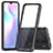 Carcasa Bumper Funda Silicona Transparente 360 Grados ZJ5 para Xiaomi Redmi 9AT Negro