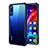 Carcasa Bumper Funda Silicona Transparente Espejo A01 para Huawei Honor Magic 2 Azul