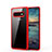 Carcasa Bumper Funda Silicona Transparente Espejo A02 para Samsung Galaxy S10 Plus Rojo