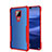 Carcasa Bumper Funda Silicona Transparente Espejo H01 para Huawei Mate 20 X 5G Rojo
