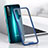 Carcasa Bumper Funda Silicona Transparente Espejo H01 para Huawei Nova 5T Azul