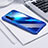 Carcasa Bumper Funda Silicona Transparente Espejo H01 para Huawei Nova 6 5G Azul
