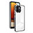 Carcasa Bumper Funda Silicona Transparente Espejo H01P para Xiaomi Poco C50 Negro