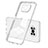 Carcasa Bumper Funda Silicona Transparente Espejo H01P para Xiaomi Poco X3 Pro Blanco