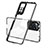 Carcasa Bumper Funda Silicona Transparente Espejo H01P para Xiaomi Redmi Note 11 4G (2022) Negro
