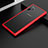 Carcasa Bumper Funda Silicona Transparente Espejo H02 para Samsung Galaxy Note 10 Plus 5G Rojo