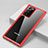 Carcasa Bumper Funda Silicona Transparente Espejo H02 para Samsung Galaxy Note 20 Ultra 5G Rojo