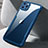 Carcasa Bumper Funda Silicona Transparente Espejo H03 para Apple iPhone 12 Pro Max Azul
