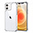 Carcasa Bumper Funda Silicona Transparente Espejo H04 para Apple iPhone 12 Mini Claro