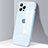 Carcasa Bumper Funda Silicona Transparente Espejo H06 para Apple iPhone 12 Pro Max Azul Claro