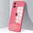 Carcasa Bumper Funda Silicona Transparente Espejo H06 para Apple iPhone 12 Rojo Rosa
