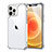 Carcasa Bumper Funda Silicona Transparente Espejo H07 para Apple iPhone 12 Pro Claro