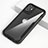 Carcasa Bumper Funda Silicona Transparente Espejo M01 para Apple iPhone 12 Mini Negro